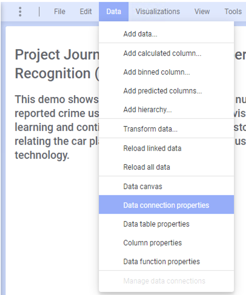 crime dashboard