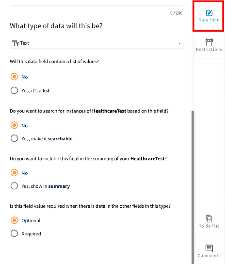 healthcare case data - Description