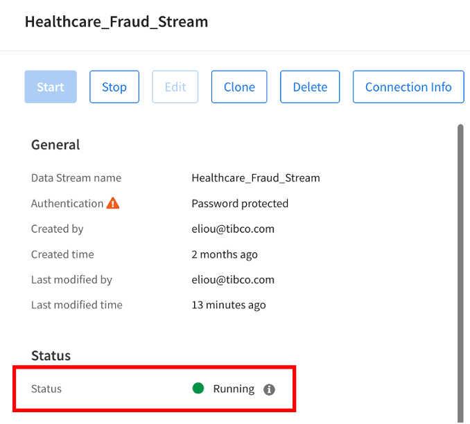 healthcare data streams start